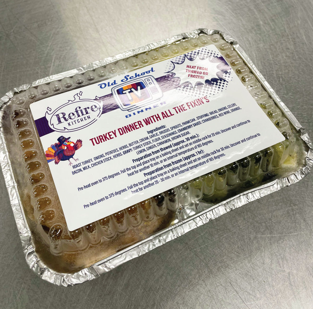 TV DINNER - TURKEY DINNER WITH ALL THE FIXIN'S - FROZEN