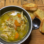 ROASTED CHICKEN AND ORZO SOUP - 1 LITRE