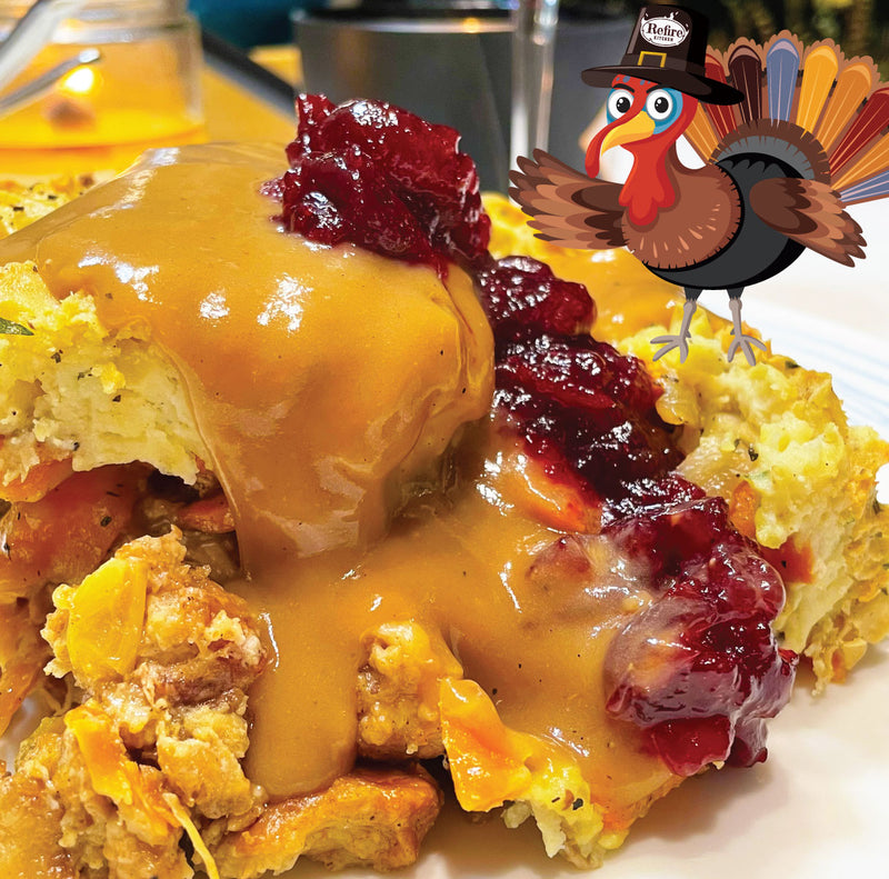 REFIRE'S ONE-PAN THANKSGIVING HOLIDAY HEATER - 2 SIZES TO CHOOSE FROM - FROZEN ONLY