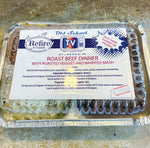 TV DINNER ROAST BEEF ROASTED VEG & MASH