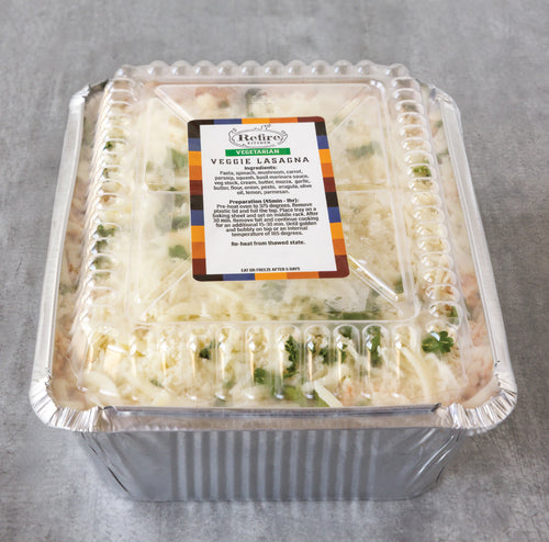 VEGGIE LASAGNA - 3 SIZES AVAILABLE - VEGETARIAN