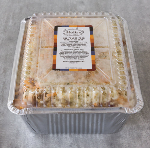 BBQ PULLED PORK MAC N CHEESE - NOW 3 SIZES