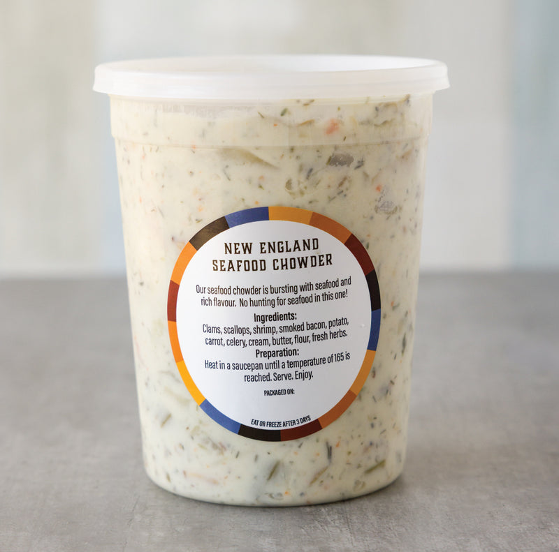 NEW ENGLAND SEAFOOD CHOWDER - 1 LITRE