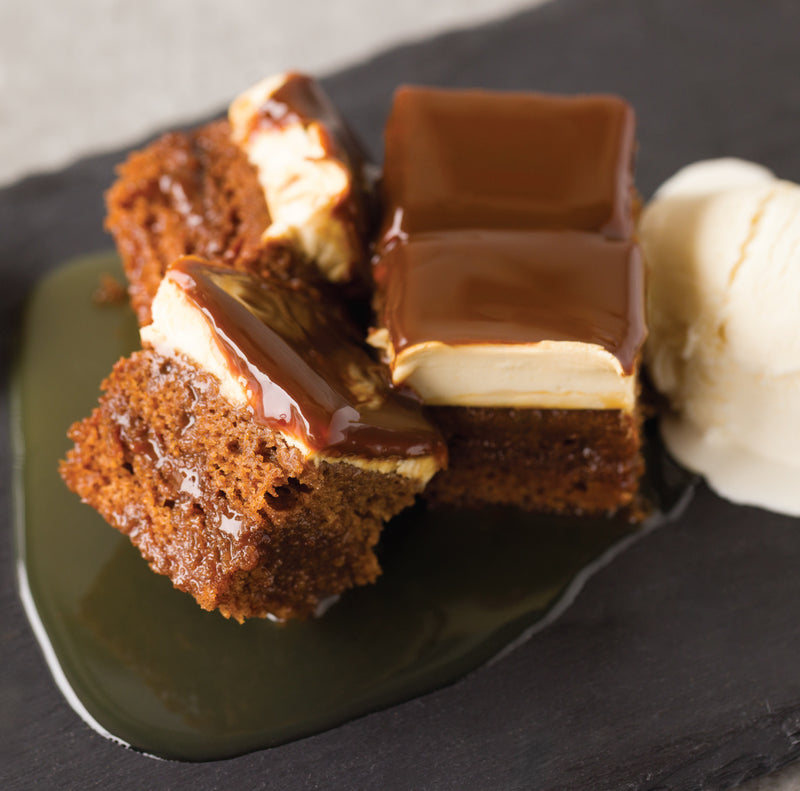 STICKY TOFFEE-DATE PUDDING