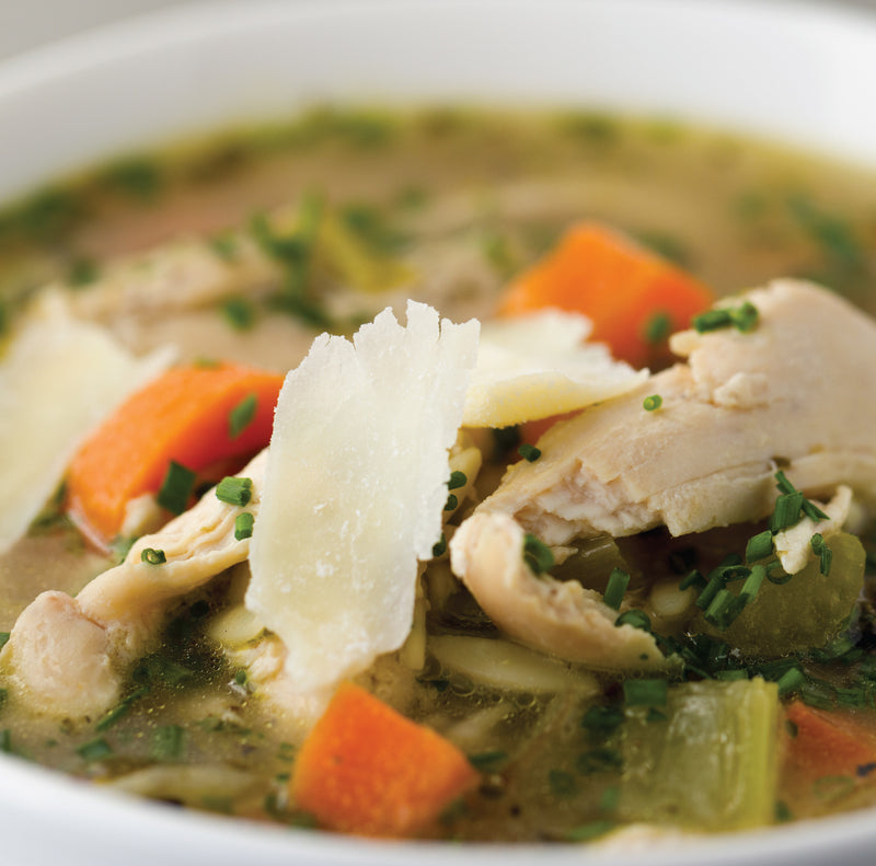ROASTED CHICKEN AND ORZO SOUP - 1 LITRE