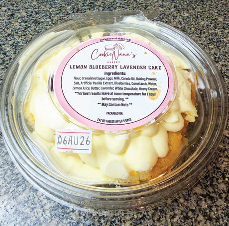 COOKIE NANA'S LEMON BLUEBERRY LAVENDER CAKE