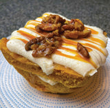 COOKIE NANA'S PUMPKIN-CARMEL-PECAN CAKE