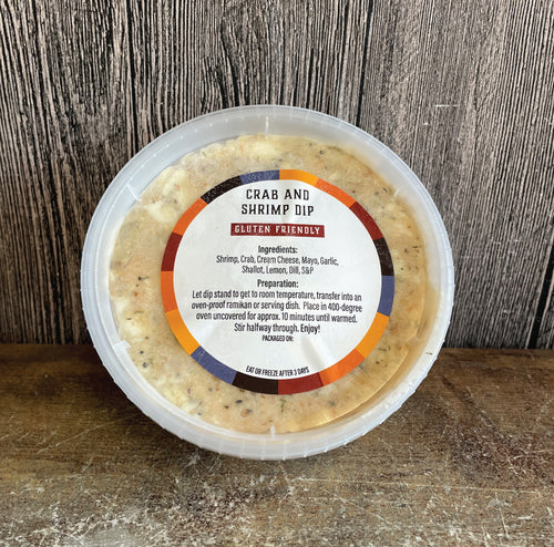 CRAB AND SHRIMP DIP - 10oz. PORTION - GLUTEN FRIENDLY