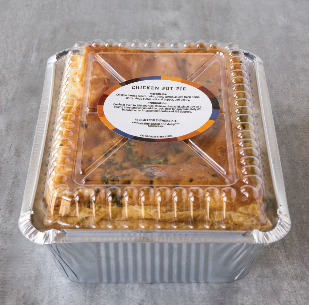 CHICKEN POT PIE - AVAILABLE IN 3 SIZES