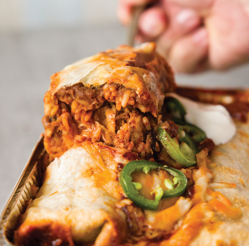 CHICKEN ENCHILADAS - SERVES 2-3