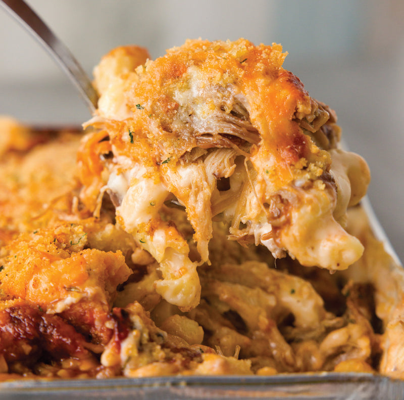 BBQ PULLED PORK MAC N CHEESE - NOW 3 SIZES