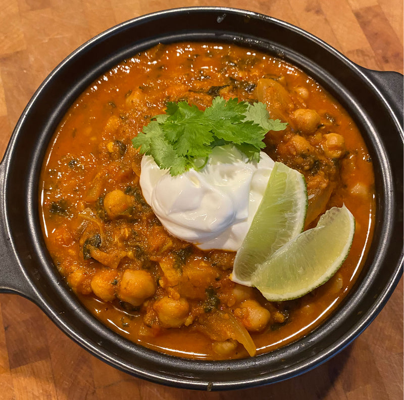 VEGAN CHICK PEA CURRY - 2 SIZES - *RICE OPTIONAL - **GLUTEN FRIENDLY