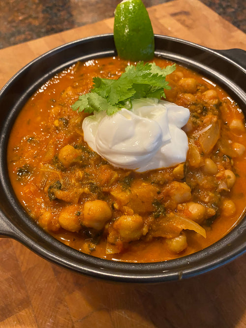 VEGAN CHICK PEA CURRY - 2 SIZES - *RICE OPTIONAL - **GLUTEN FRIENDLY