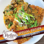 SPECIAL EDITION - PORK SCHNITZEL WITH MUSTARD-MUSHROOM SAUCE - FEEDS 2-3